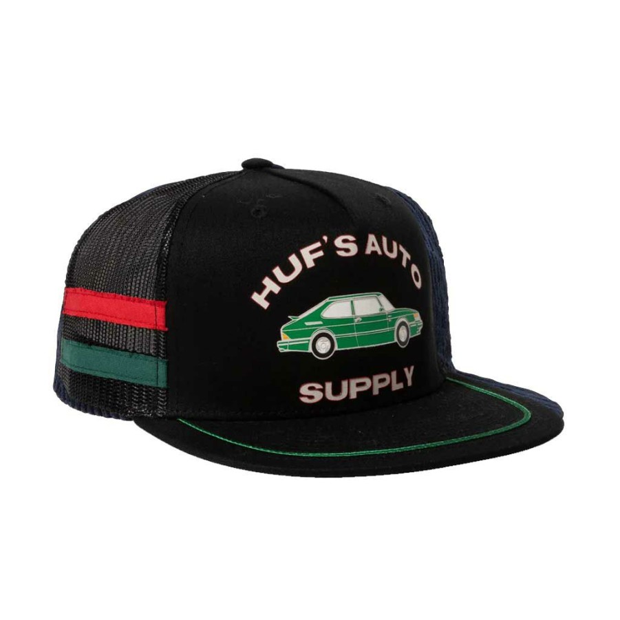 * Best Price Huf Auto Supply Trucker Black Men'S Hats