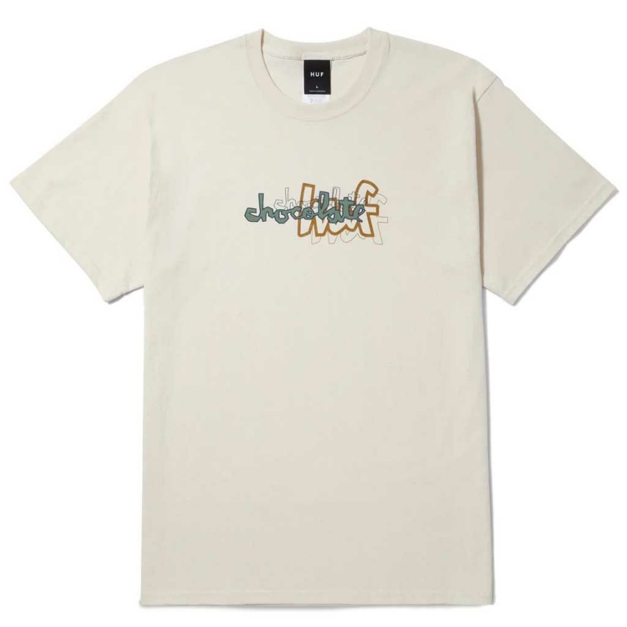 * Wholesale Huf X Crailtap Carson S/S Tee Natural Men'S T-Shirts