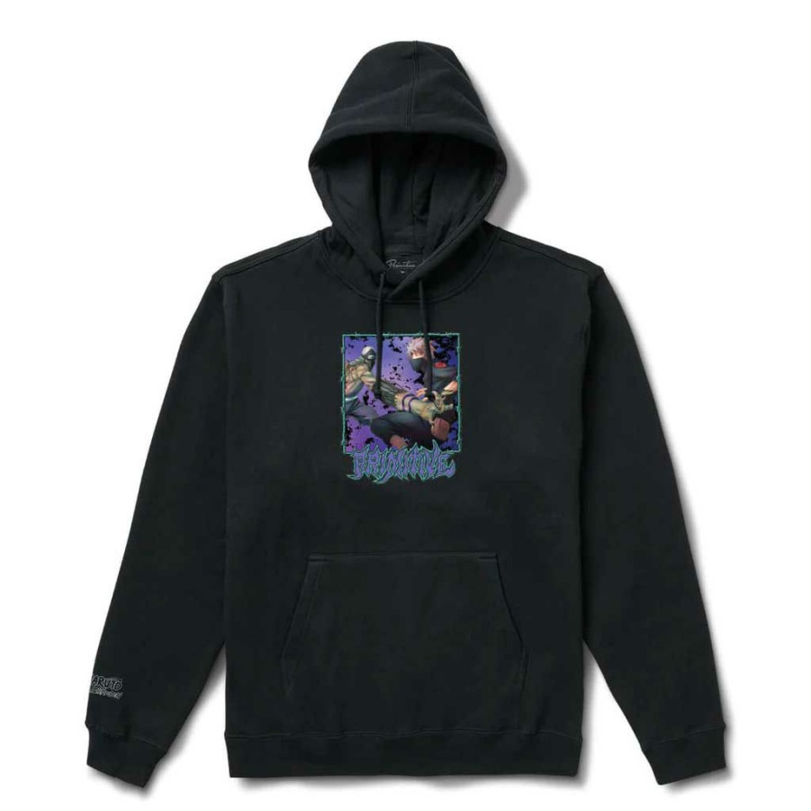 * Quick Delivery Primitive X Naruto Kakashi Vs Kakuzu Hood Black Men'S Hoodies & Sweatshirts