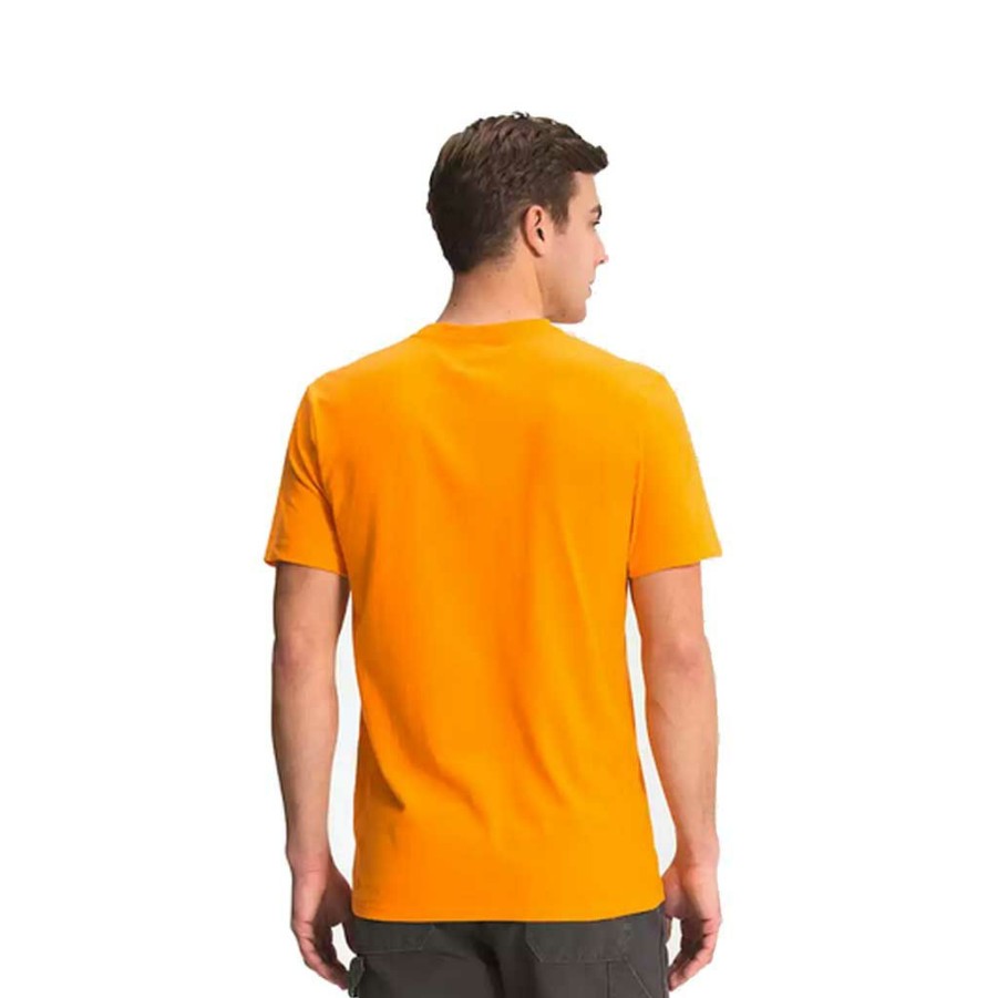 * Free Delivery The North Face Half Dome Tee Light Exuberance Orange Men'S T-Shirts