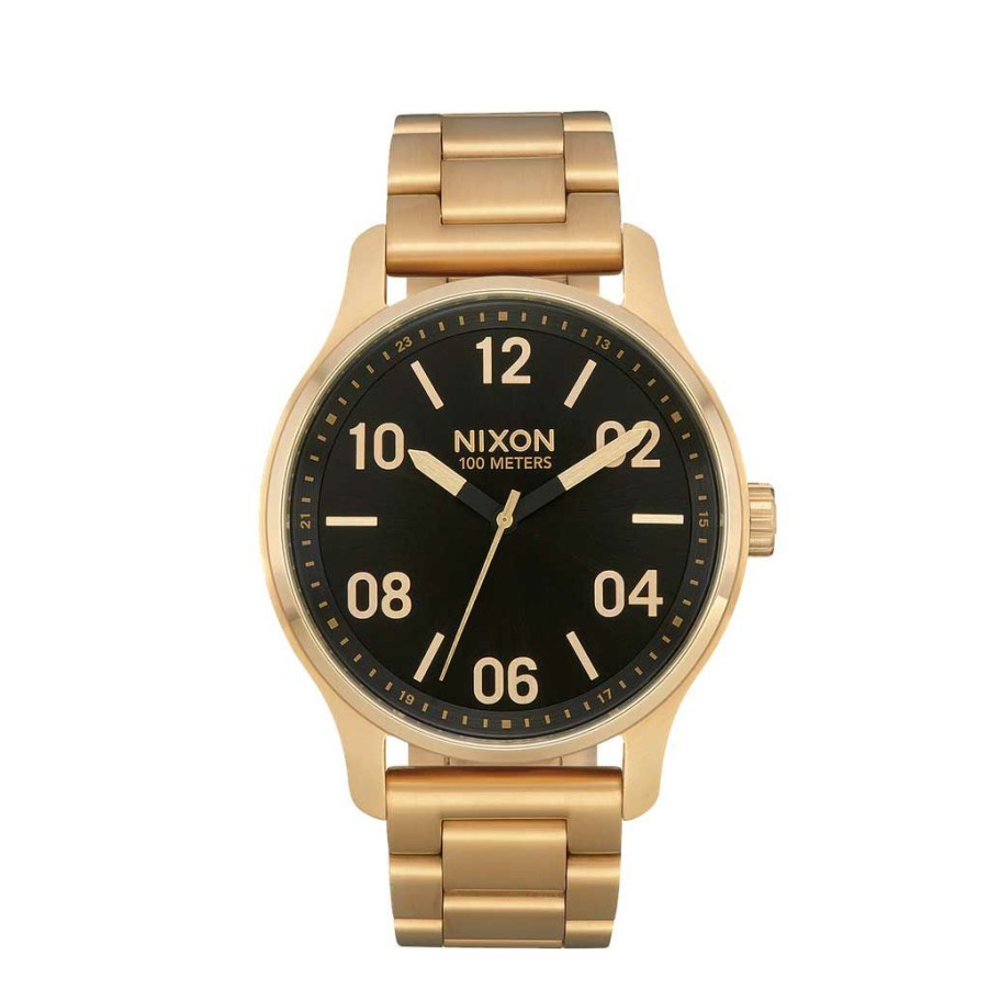 * Wholesale Nixon Patrol Watch Gold/Black Men'S Watches