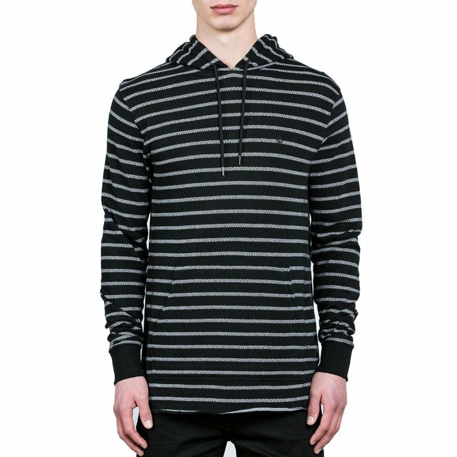 * Free Delivery Volcom Breakers L/S Hooded Black Men'S Hoodies & Sweatshirts