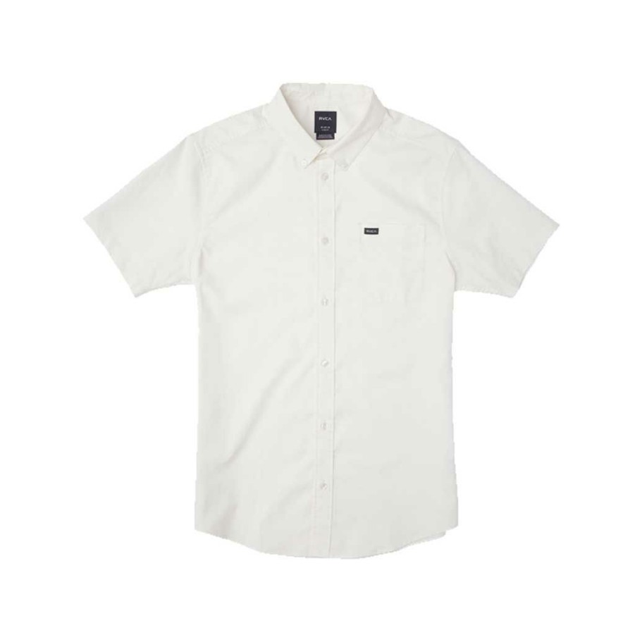 * Best-Selling Rvca That'Ll Do Stretch Ss Woven White Men'S Shirts