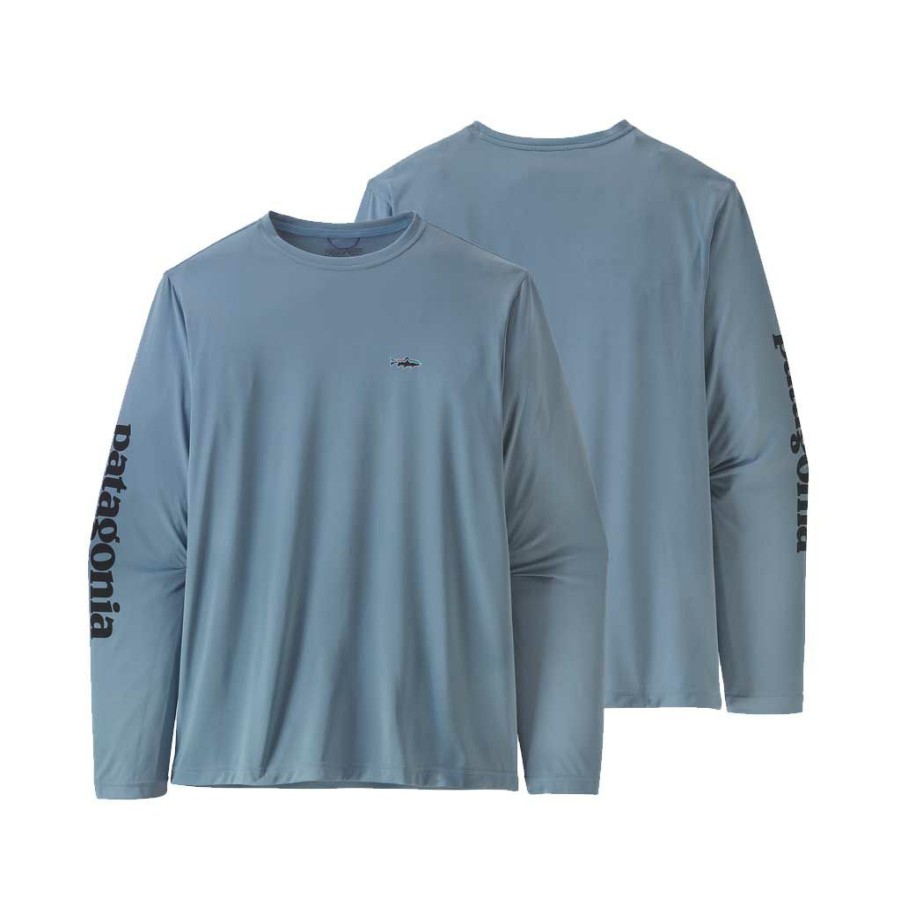 * Sale Online Patagonia L/S Cap Cool Daily Fish Graphic Shirt Telp Men'S T-Shirts