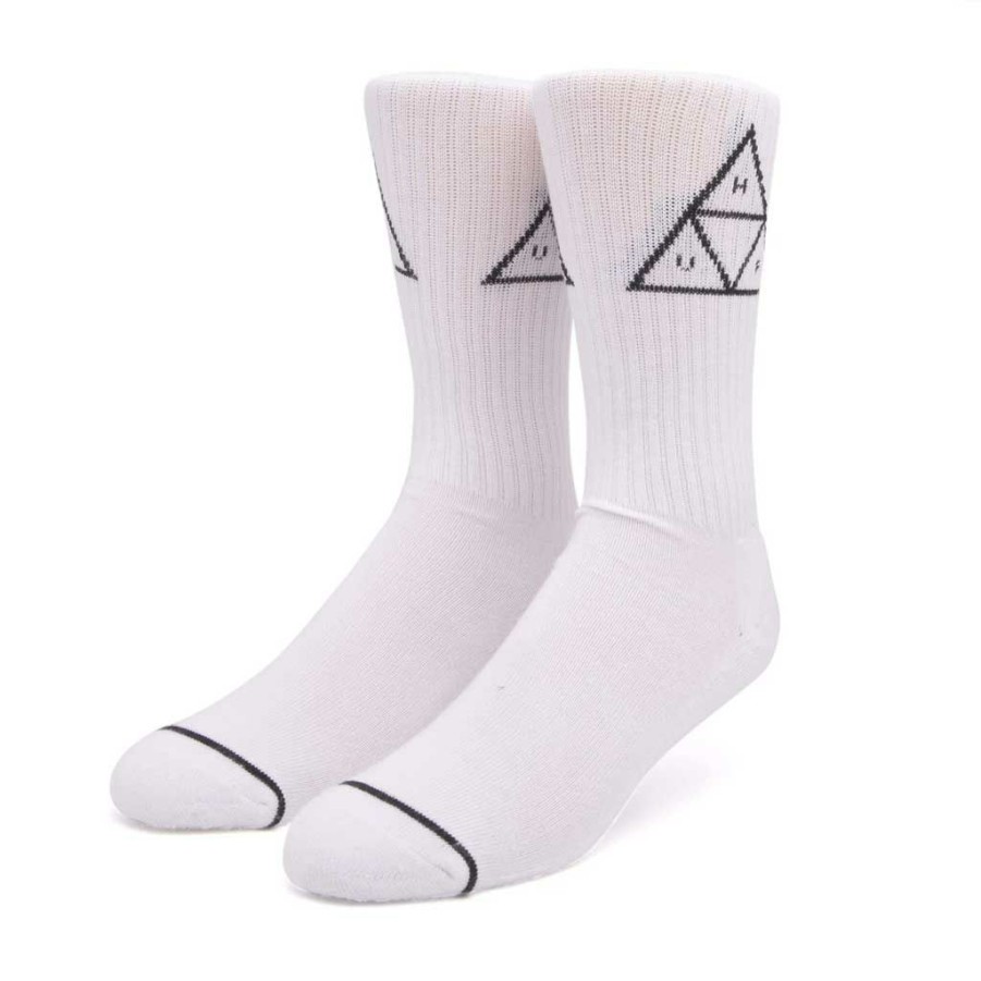 * Wholesale Huf Tt Crew Sock White Men'S Socks