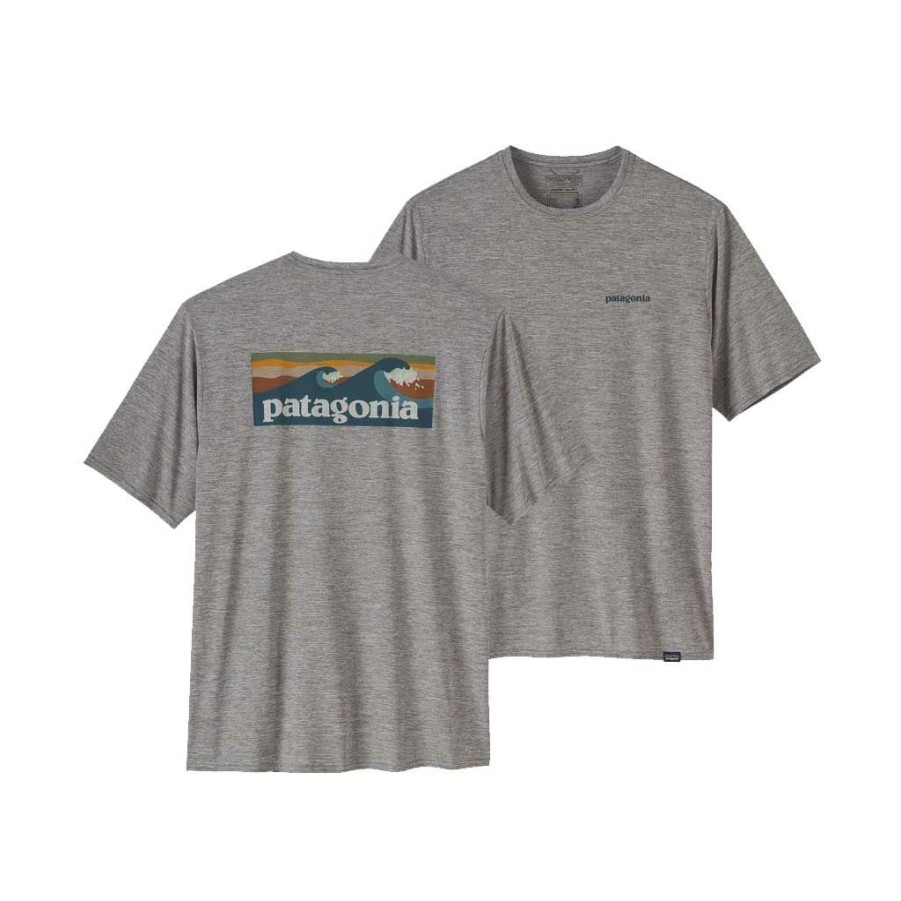 * Free Delivery Patagonia Cap Cool Daily Graphic Shirt Blaf Men'S T-Shirts