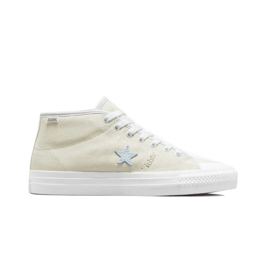 * Fashionable Converse One Star Pro Mid Pale/Pty/White Men'S Shoes