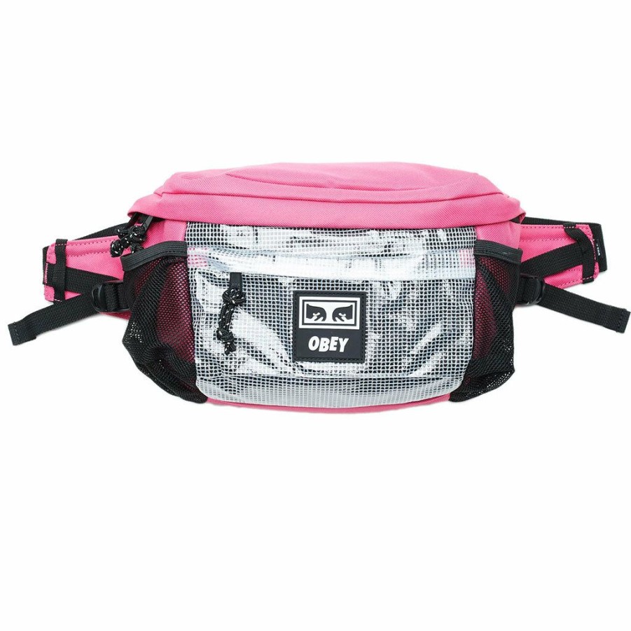 * Sale Online Obey Conditions Waist Bag Ii Magenta Men'S Backpacks