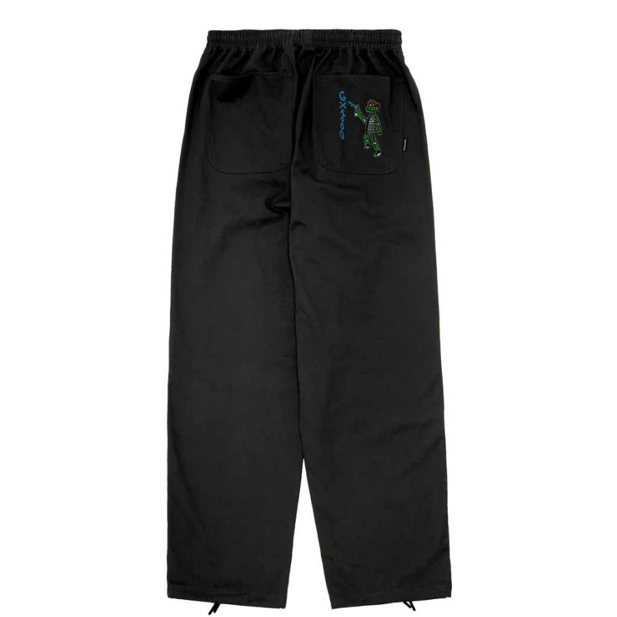 * Free Delivery Gx1000 Spray Paint Pant Black Men'S Pants