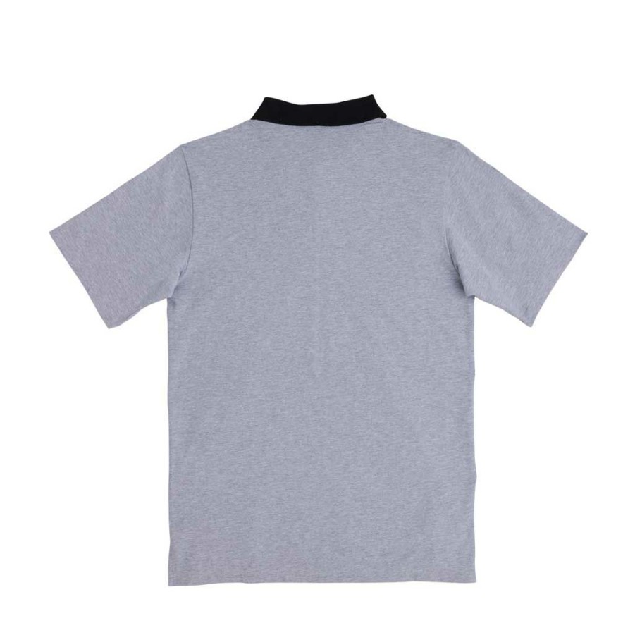 * Quick Delivery Santa Cruz Oval Dot S/S Polo Top Heather Grey Men'S Shirts