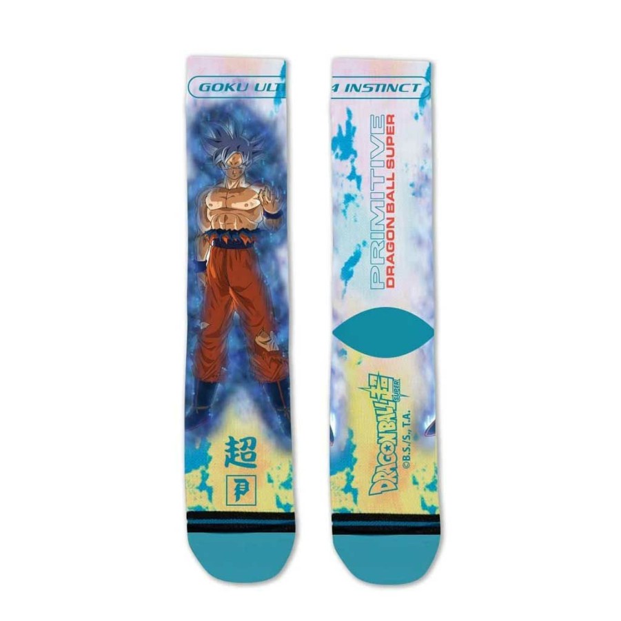 * Special Primitive X Dbs Goku Ultra Instinct Sock Teal Men'S Socks