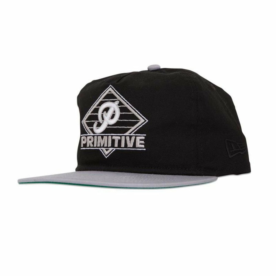 * Free Delivery Primitive Sideline Snapback Cap Black Men'S Hats