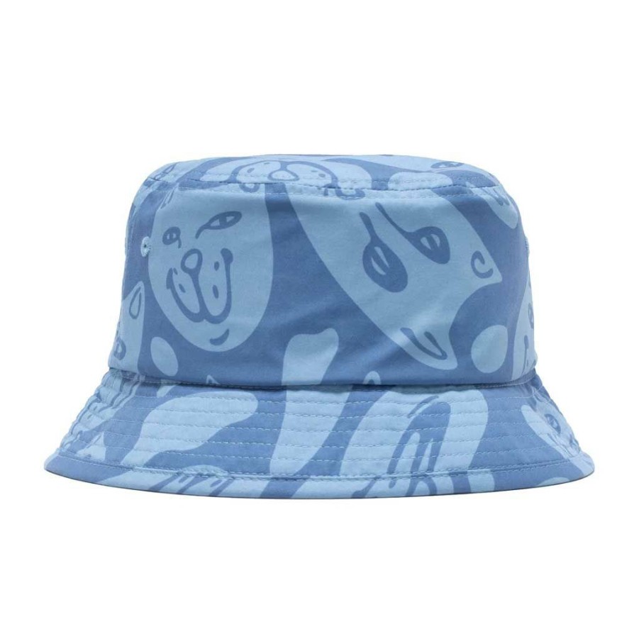 * Official Rip N Dip Many Faces Cotton Twill Bucket Hat Slate Men'S Hats