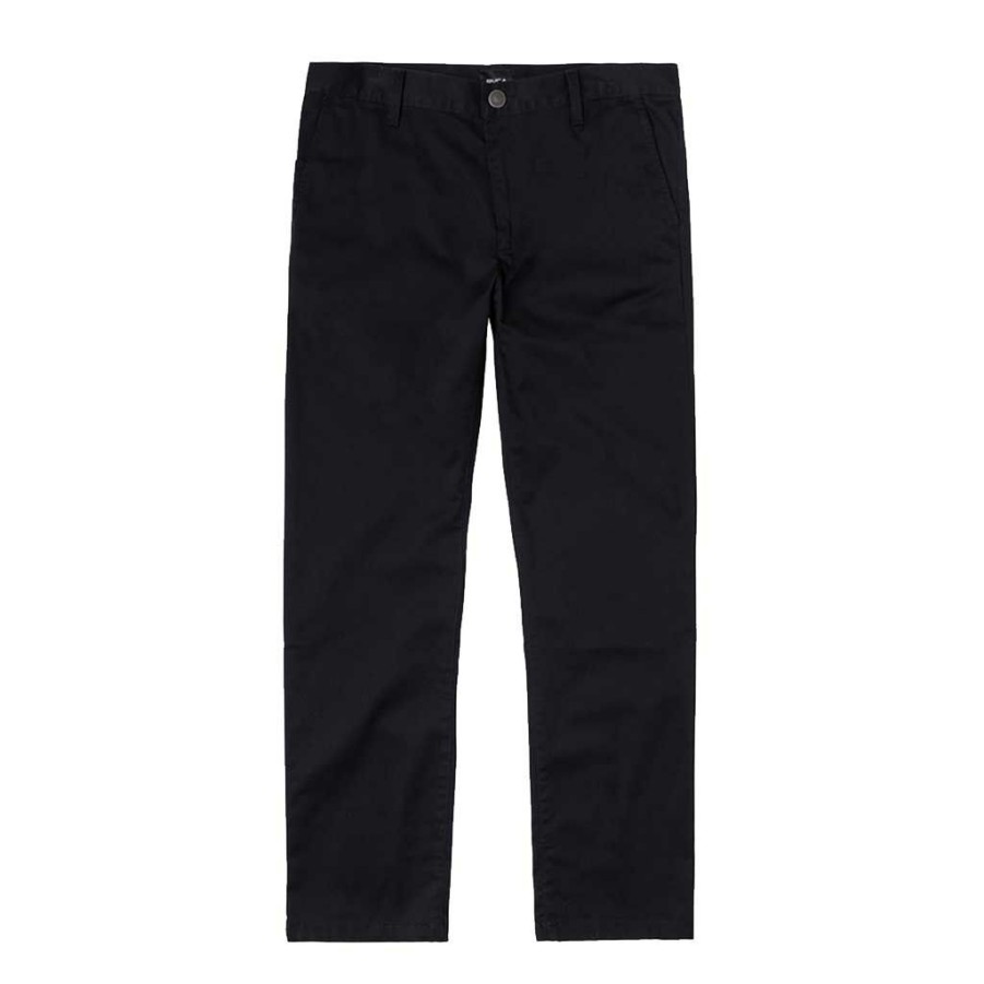 * New Rvca The Weekend Stretch Pant Navy Marine Men'S Pants