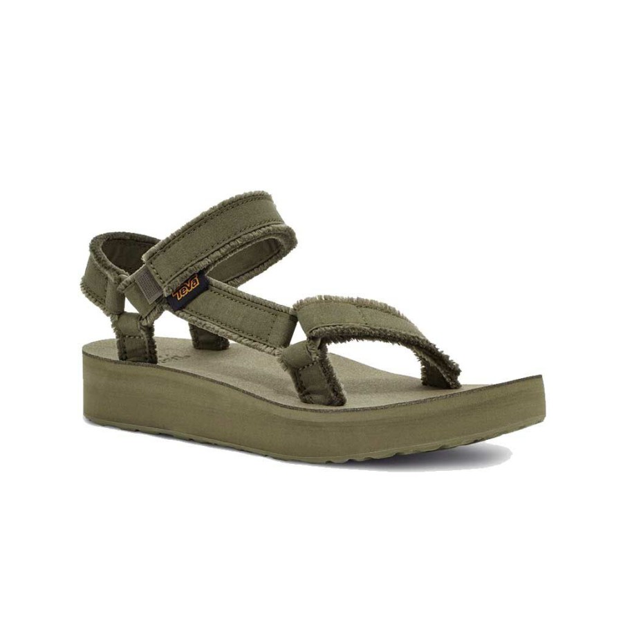 * Clearance Teva Women'S Midform Universal Canvas Olv Women'S Sandals