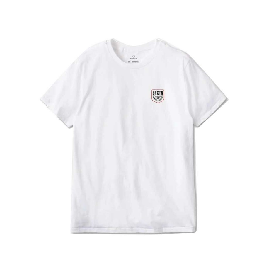 * Special Brixton Grantly S/S Tailored Tee White Men'S T-Shirts