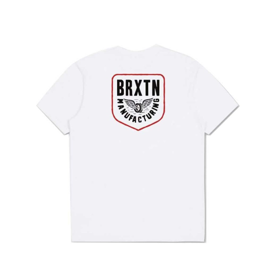 * Special Brixton Grantly S/S Tailored Tee White Men'S T-Shirts