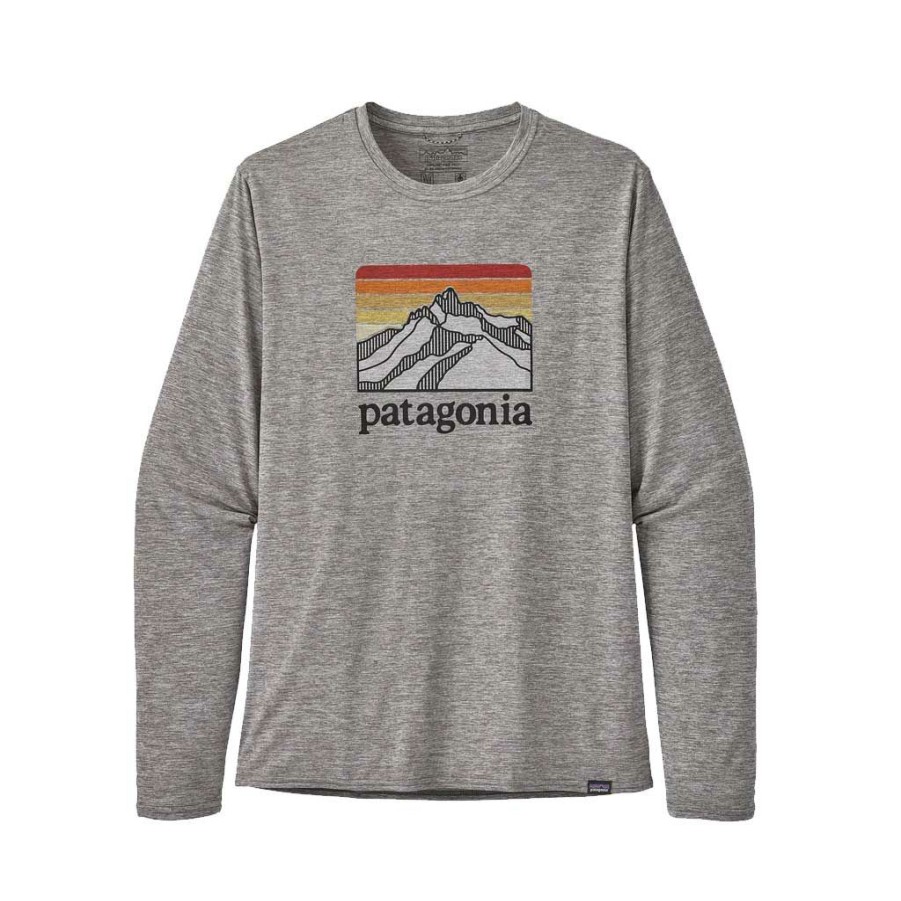 * Best Price Patagonia L/S Cap Cool Daily Graphic Shirt Lrfg Men'S T-Shirts