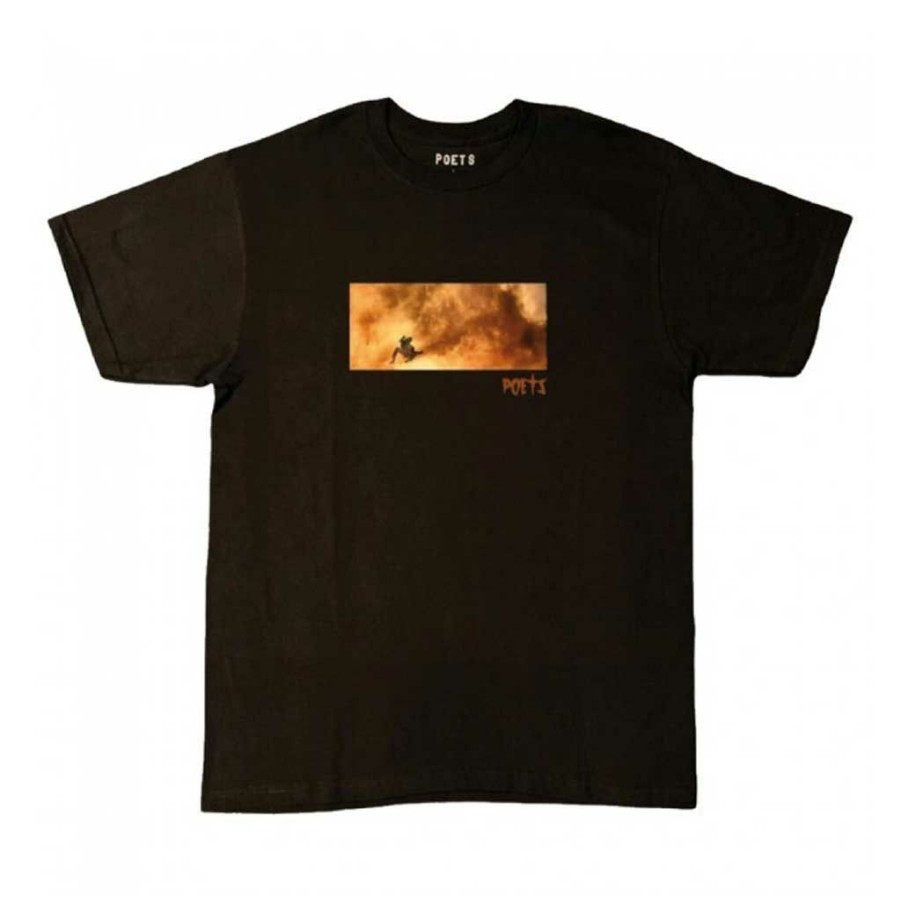 * Free Delivery Poets Ace S/S T-Shirt Black Men'S T-Shirts