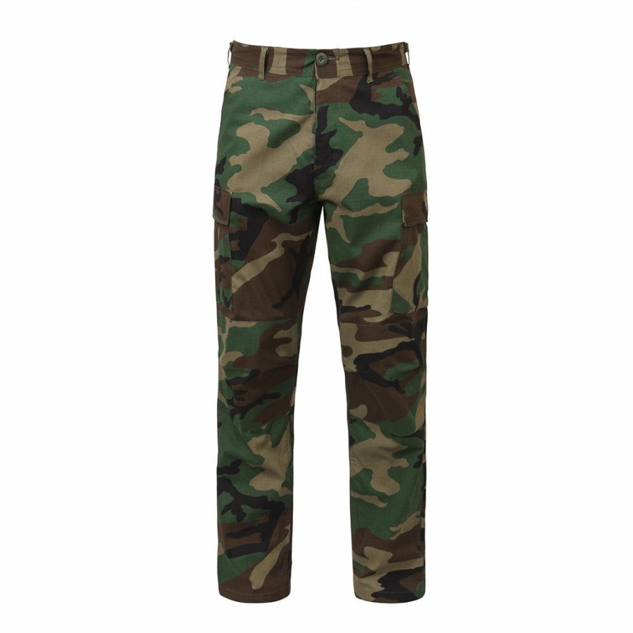 * Official Rothco Rip-Stop Bdu Pant Woodland Camo Men'S Pants