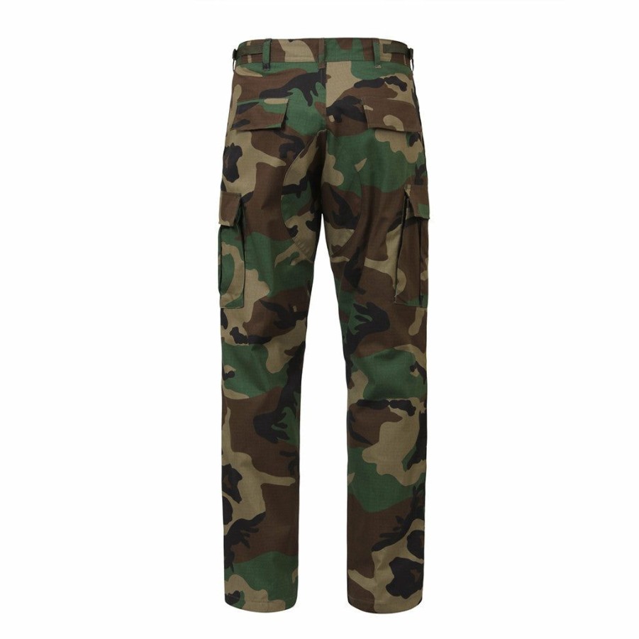 * Official Rothco Rip-Stop Bdu Pant Woodland Camo Men'S Pants