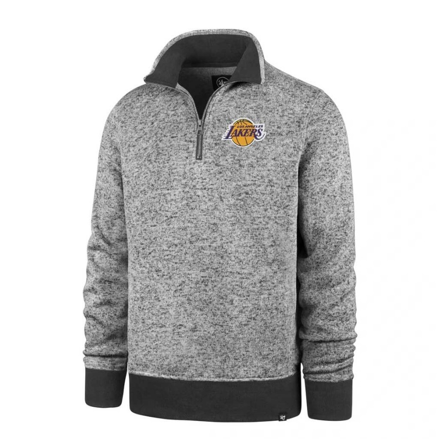 * Quick Delivery '47 Lakers Encore Kodiak 1/4 Zip Charcoal Men'S Jackets