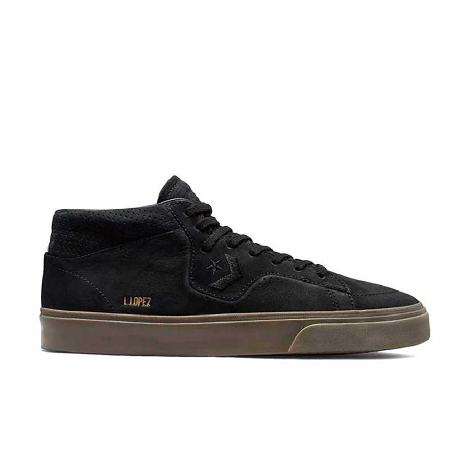 * Discount Converse Louie Lopez Pro Mid Black/Black Men'S Shoes